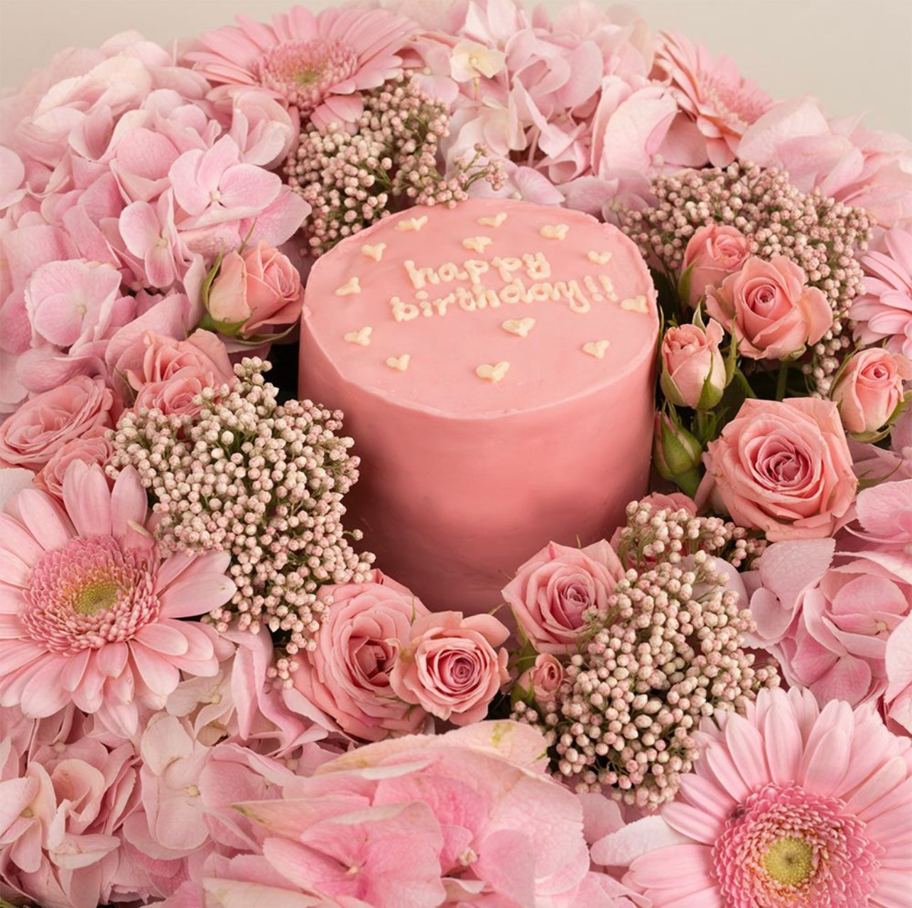 Pink Cake Arrangement