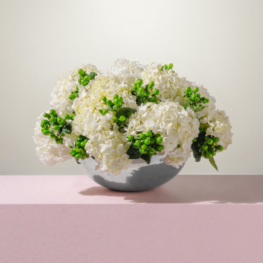 White Hydrangeas